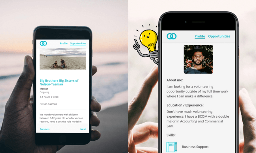 Collaborate matches volunteers with organisations that need help based on skills and interests (Photo: letscollaborate.co.nz) 

