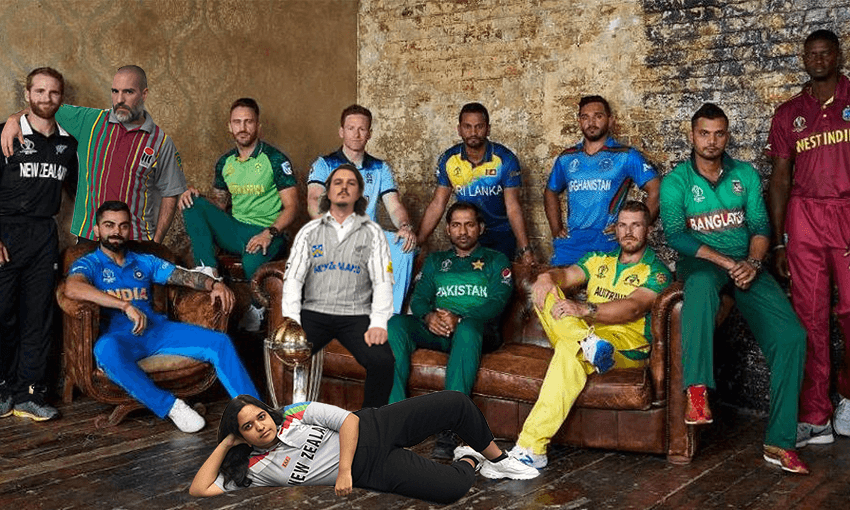 Our hosts invade the Cricket World Cup’s captains’ party. 
