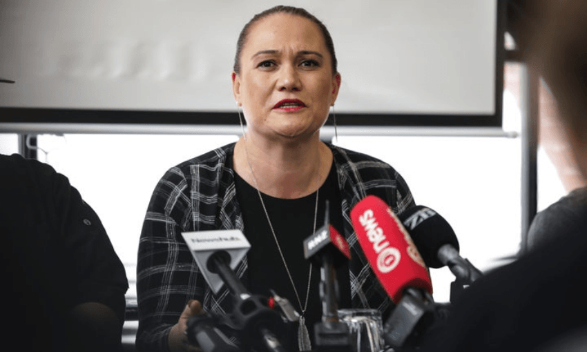 Social development minister Carmel Sepuloni (Radio NZ – Richard Tindiller) 
