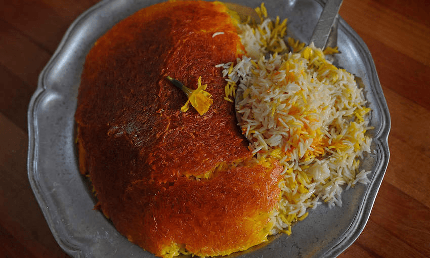 Tahdig translates to the bottom of the pot: that beautiful moment when the rice has formed a golden crispy crust (Photo: Getty Images) 
