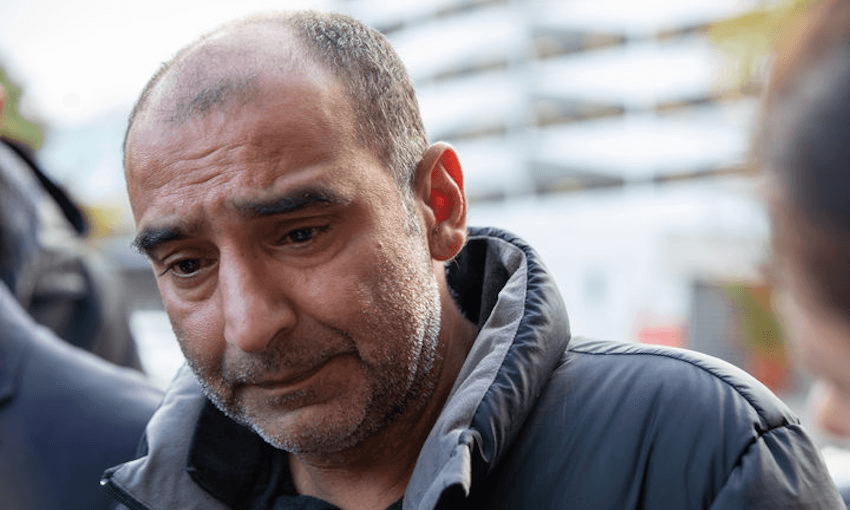 Yama Nabi is back at work at the meatworks, working with carcasses and wrestling with flashbacks (Photo: Dan Cook/RNZ) 
