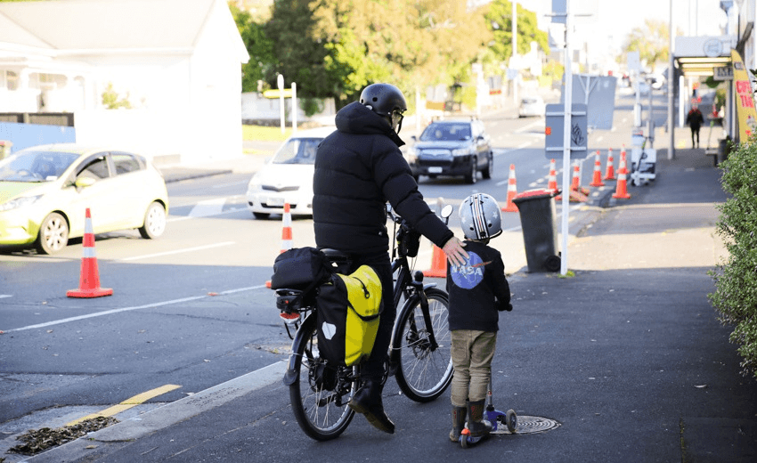 CYCLING IN MT ALBERT. (Photo: Sonya Nagels) 
