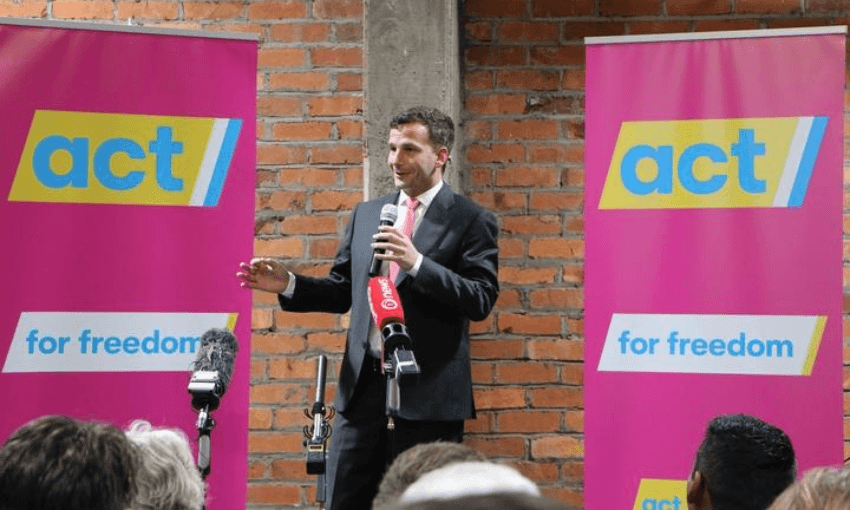 ACT leader David Seymour (Photo: Jessie Chiang/RNZ) 
