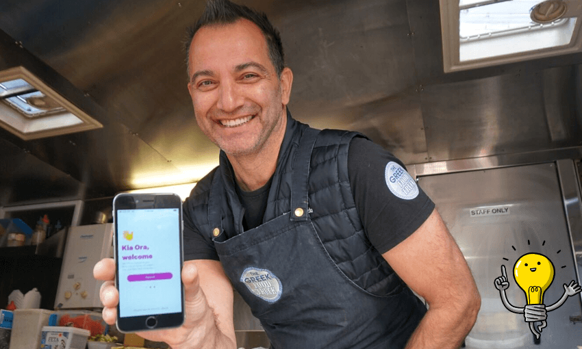 Wellington’s the Greek Food Truck, one of 12 merchants offering consumers the option to pay with Choice (Photo: Supplied) 
