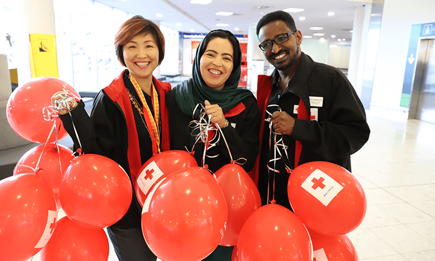 Wahiza Zahedi (c). Image: supplied. 
