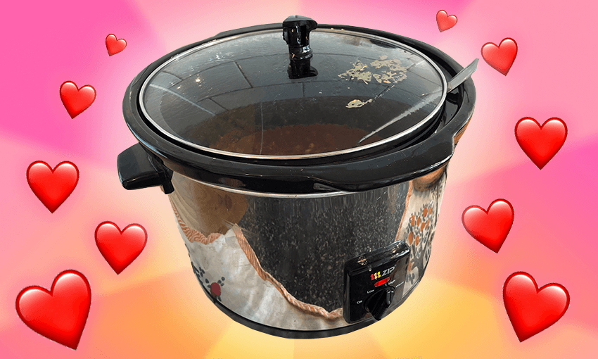 Behold, the glorious crockpot 
