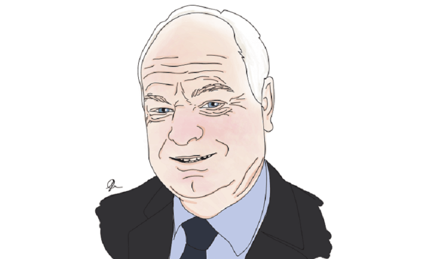 Despite doing a good job for nine years, departed ANZ boss David Hisco’s chances of getting another top corporate role are now low. (Illustration: Jacky Carpenter.) 
