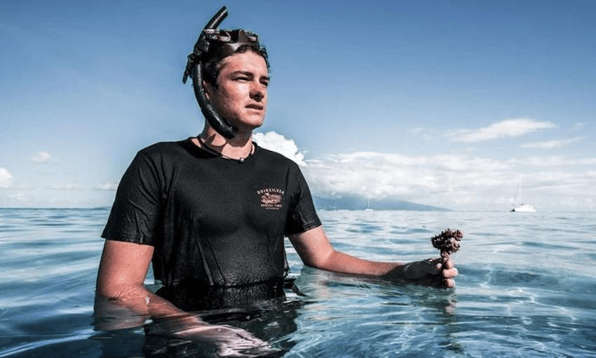 Titouan Bernicot formed Mo’orea Coral Gardeners in an effort to restore it. (Photo: Uli Kunz, via Coral Gardeners) 
