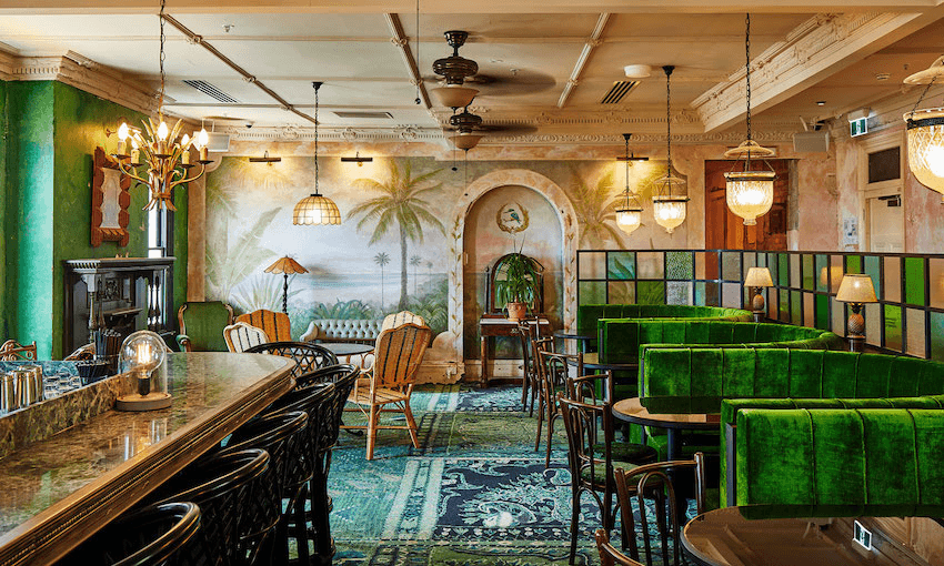 Mya Tiger cocktail bar at Hotel Esplanade, Melbourne. (Photo: Michael Woods/supplied)