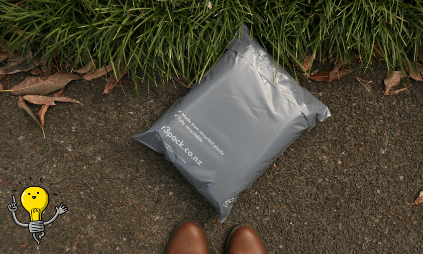 R3pack’s 100% recycled courier bags (Photo: r3pack.co.nz) 
