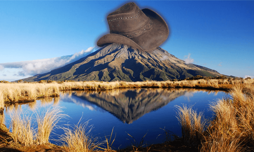 mt taranaki the cowboy