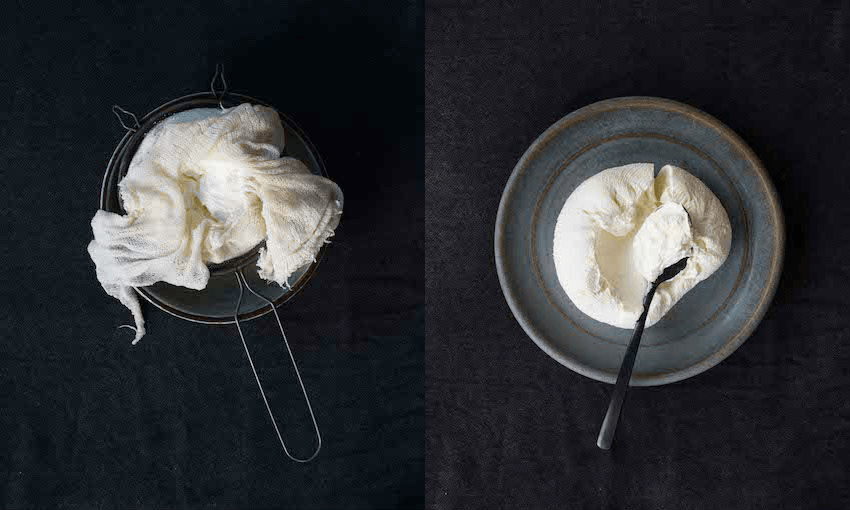 All you need is a sieve, a piece of muslin and a kilo of yoghurt (Photo: Emma Boyd) 
