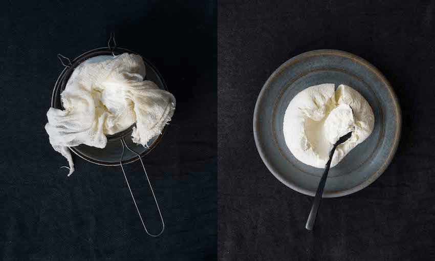 All you need is a sieve, a piece of muslin and a kilo of yoghurt (Photo: Emma Boyd)