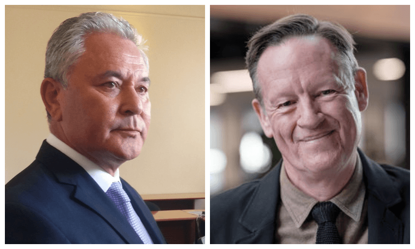 John Tamihere, left, and Simon Wilson. (Photos: Alex Braae / supplied) 
