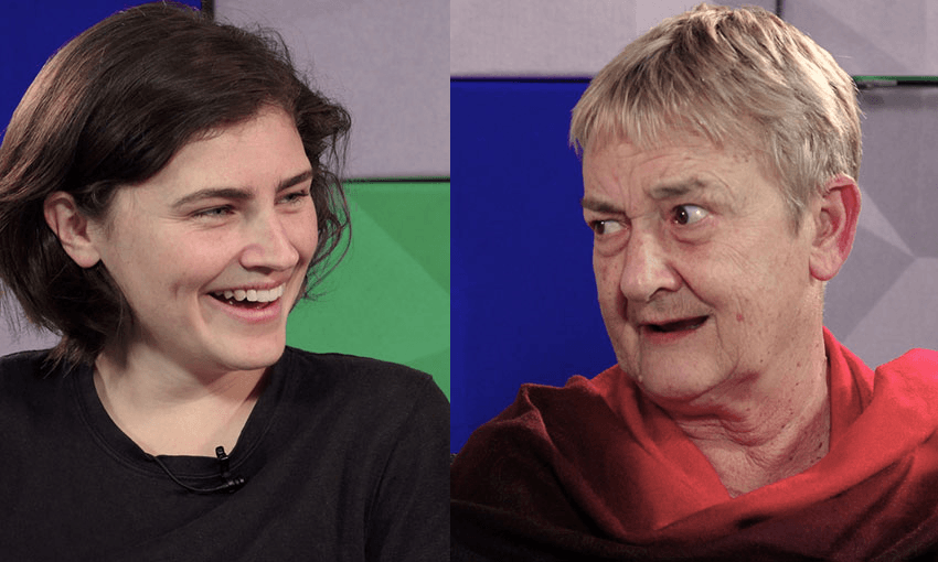 Chloe Swarbrick and Marilyn Waring. Video by Jose Barbosa and Alex Twentyman 
