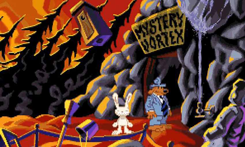 Gaming icons Sam and Max. 
