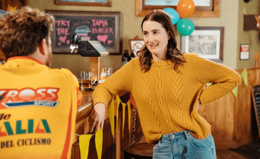 Haley Sproull (Mitch) in Three’s Golden Boy