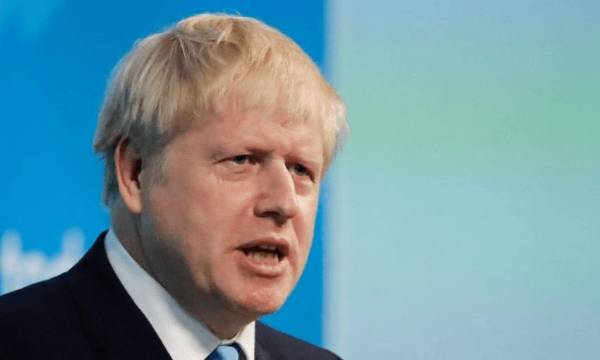 Conservative Party leader and prime minister in waiting Boris Johnson speaks after being announced leader. (Photo: TOLGA AKMEN/AFP/Getty Images) 
