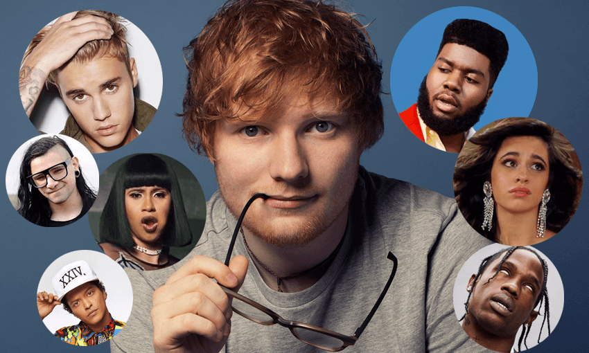 Ed Sheeran and all of his very famous mates collaborate on his new album. 
