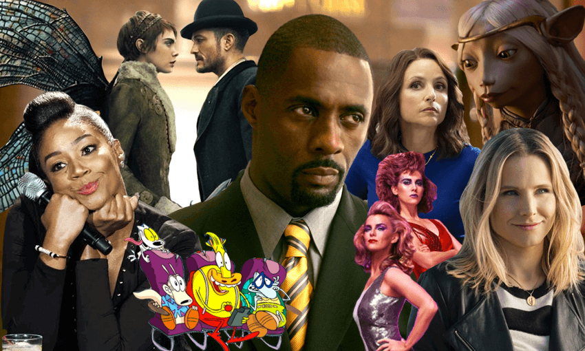 Idris, Tiffany, Julia, Veronica, Rocko – a few of the stars coming to your streaming services in August. 
