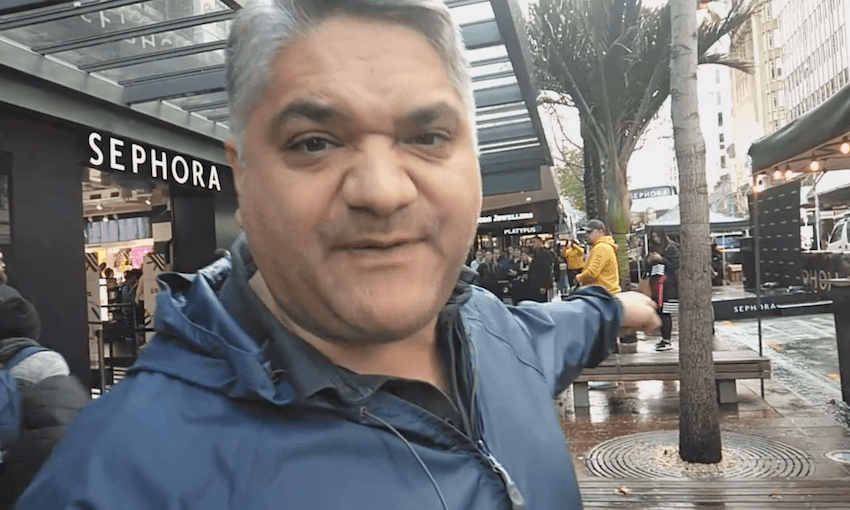 A screengrab from Matthew Tukaki’s Sephora video