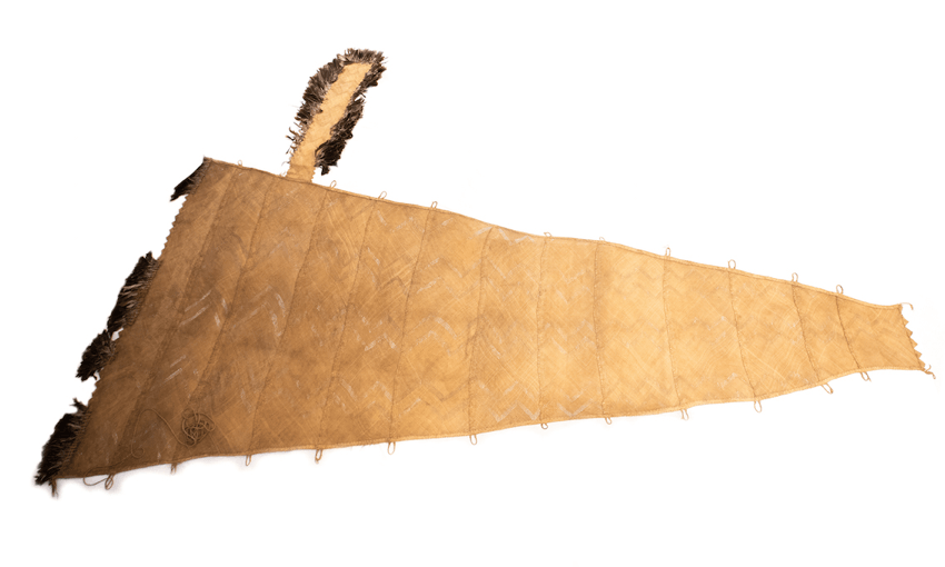 Te Rā the sail. Image: British Museum Oc,NZ.147