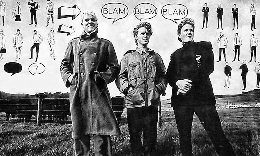 A photo of Blam Blam Blam from the Murray Cammick collection. 

