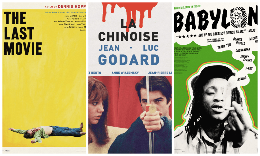 A collection of Dylan Haley’s film posters (photo: typegoeshere.com) 
