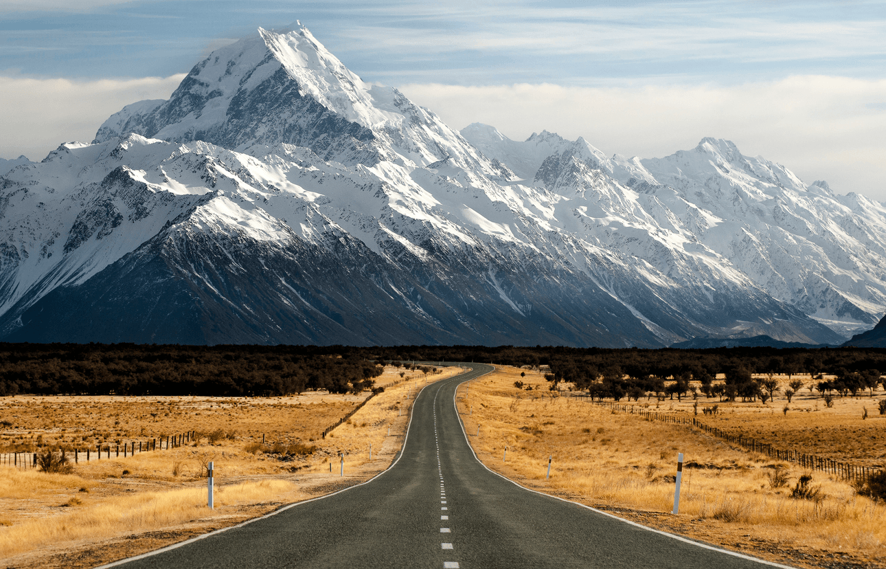 The road to Aoraki Mount Cook (Getty Images) 
