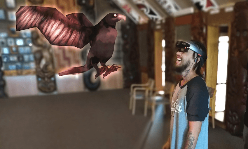 Augmented reality in te ao Māori (image: supplied).