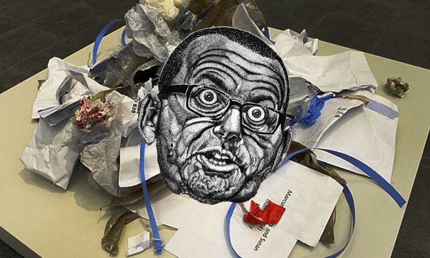 Composite image: Paul Henry by Hannah Salmon, Collateral by Dane Mitchell. 
