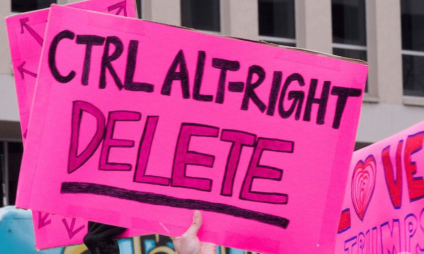 A sign at the 2017 Women’s March in Pittsburgh, USA (Photo: Mark Dixon / CC BY 2.0)