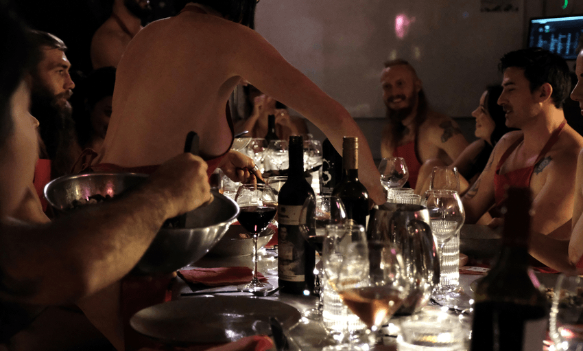 850px x 511px - A romantic candlelit dinner with 23 naked strangers | The Spinoff