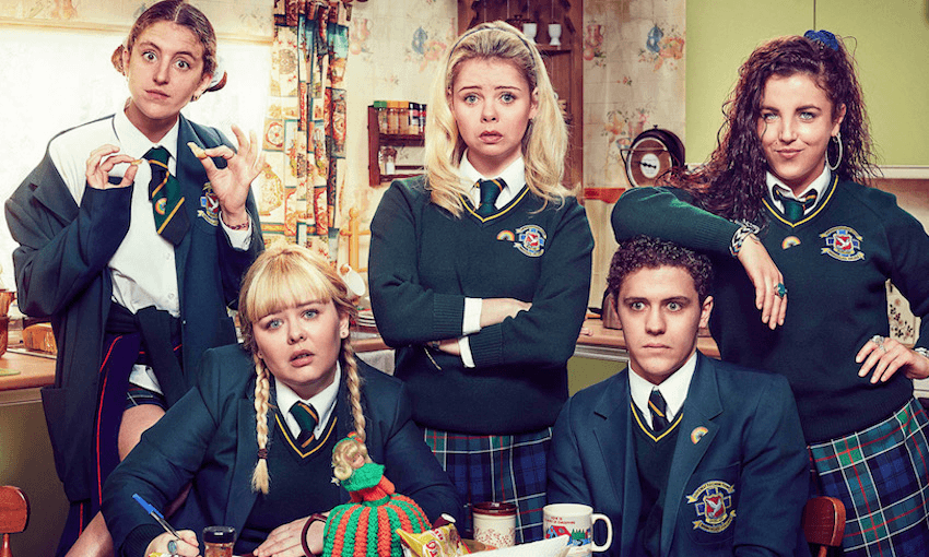 The second season of Irish teen show Derry Girls dropped this month onn Netflix. 
