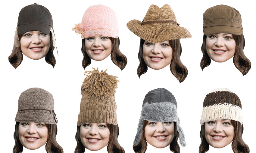 Julie Anne Genter wearing some hats. Photo illustration: Tina Tiller / Getty Images