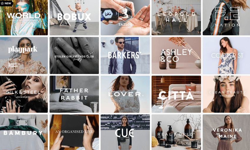 Selection of premium brands available on TheMarket 
