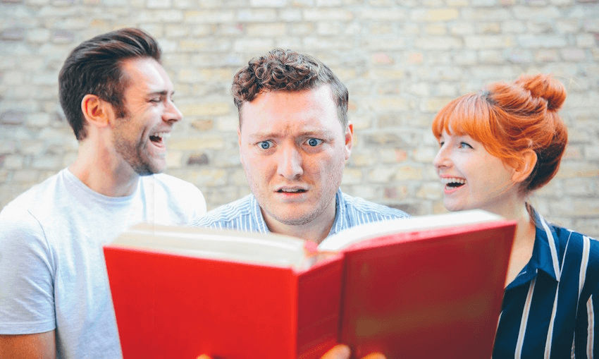 He’s the most famous son in podcasting: My Dad Wrote a Porno’s Jamie Morton (alongside his co-hosts Jamie and Alice). 
