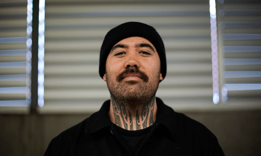 Te Karere Whitiao Scarborough of Ngāpuhi. Scarborough is a student at Te Wānanga Takiura o Ngā Kura Kaupapa Māori o Aotearoa. Photo: © Cornell Tukiri 
