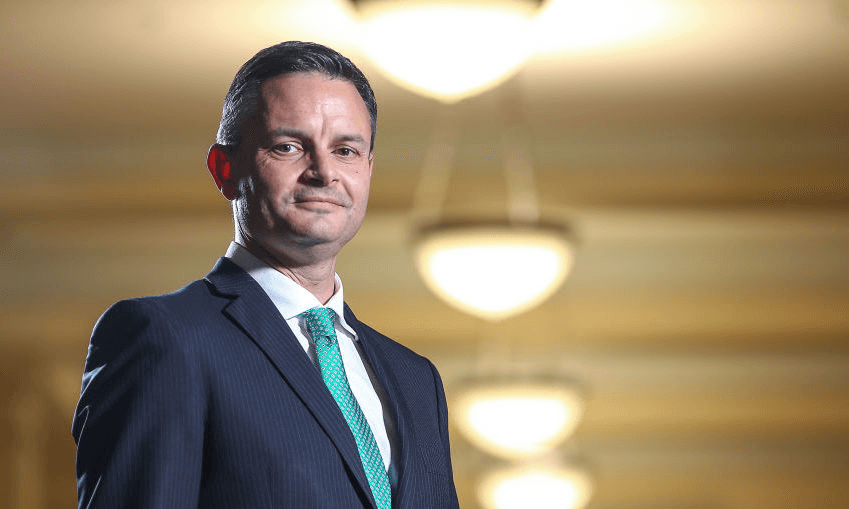 Green Party co-leader and climate change minister James Shaw. (Photo: Hagen Hopkins/Getty Images) 
