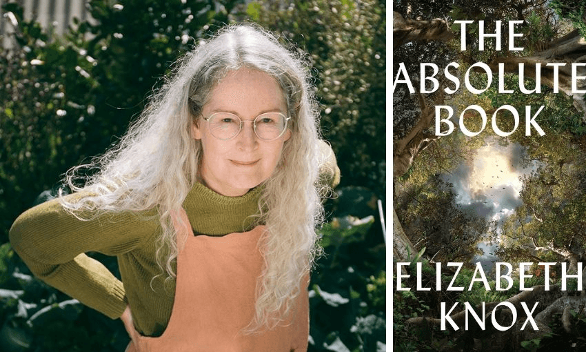 Elizabeth Knox and her latest novel, The Absolute Book. (Photo: Ebony Lamb) 
