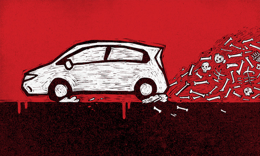 What really fuels Uber. Illustration: Toby Morris 

