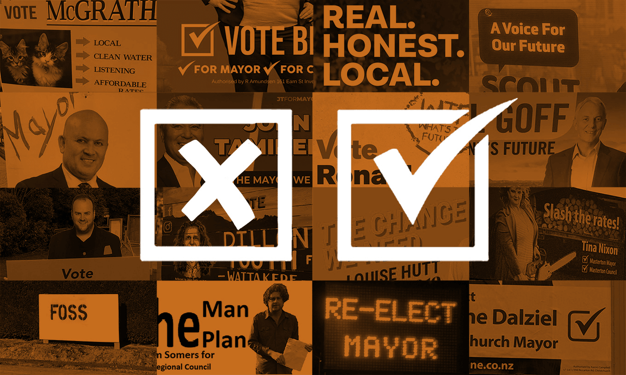 local election signs Header
