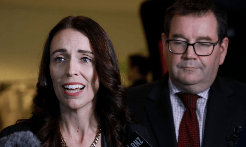 PM Jacinda Ardern and finance minister Grant Robertson (Getty Images)