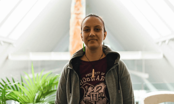 Te Ara Whatu climate activist Haylee Koroi. Photo: Nicole Hunt 
