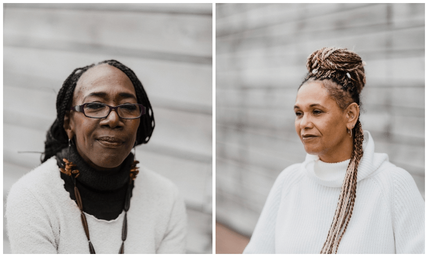 Deborah Small and asha bandele are leading criminal justice reform advocates in the US.(Image: Katrina Elton, Many Talents Media) 
