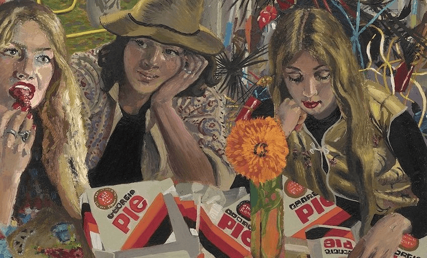 Jacqueline Fahey, Georgie Pies for Lunch, 1977. (Detail.) 
