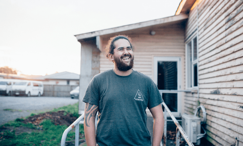 Youth work student Kiwa Kahukura-Denton. Photo: Naomi Haussman  
