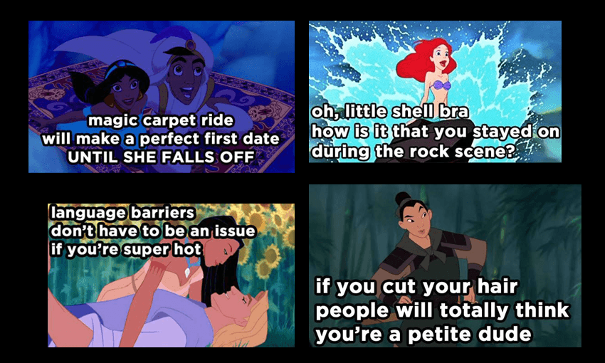 From the pinterest account ‘Disney movies retold in haiku’ NOT IN FACT HAIKU JFC 
