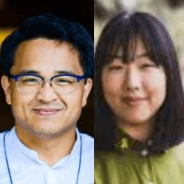 Aram Kim and Rebekah Jaung
