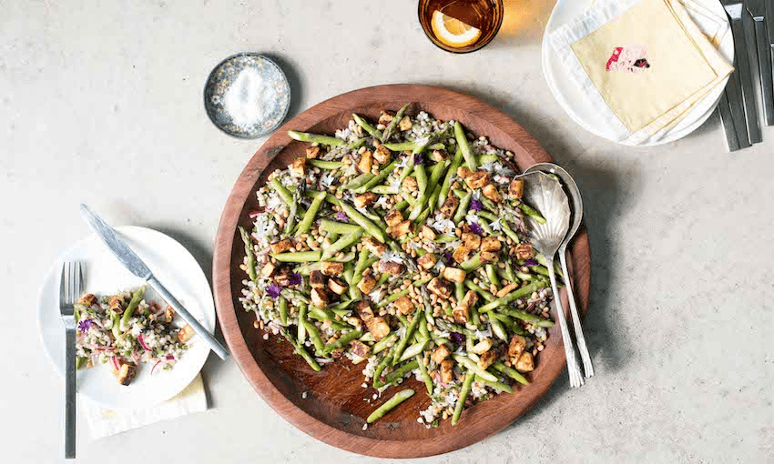 Buckwheat + asparagus + haloumi + capers + zingy herbs = *chef kissing fingers* (Photo: Emma Boyd)
